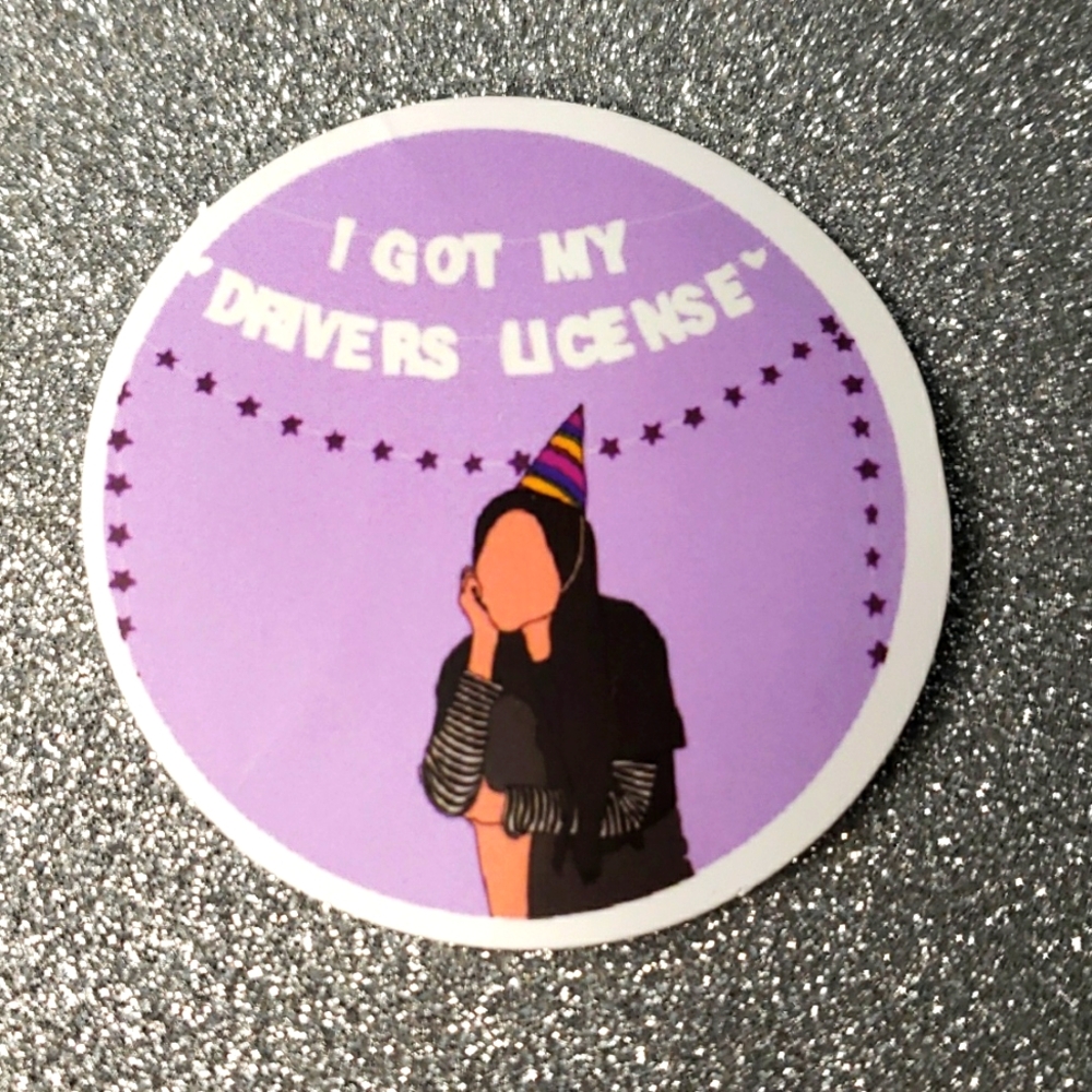 10/$10 Waterproof Sticker Olivia Rodrigo Drivers License